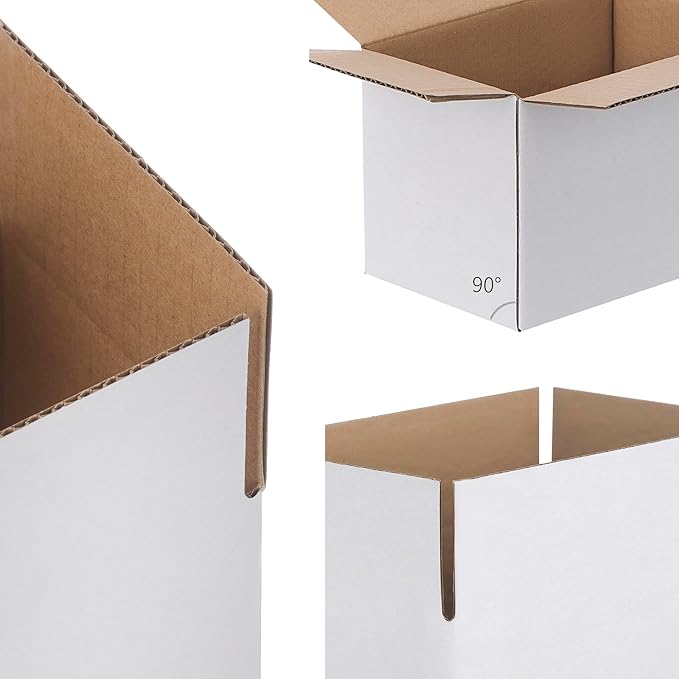 FARRAY Shipping Boxes 6x4x4 inches, 30 Pack Sturdy Kraft Corrugated Small - Image 4
