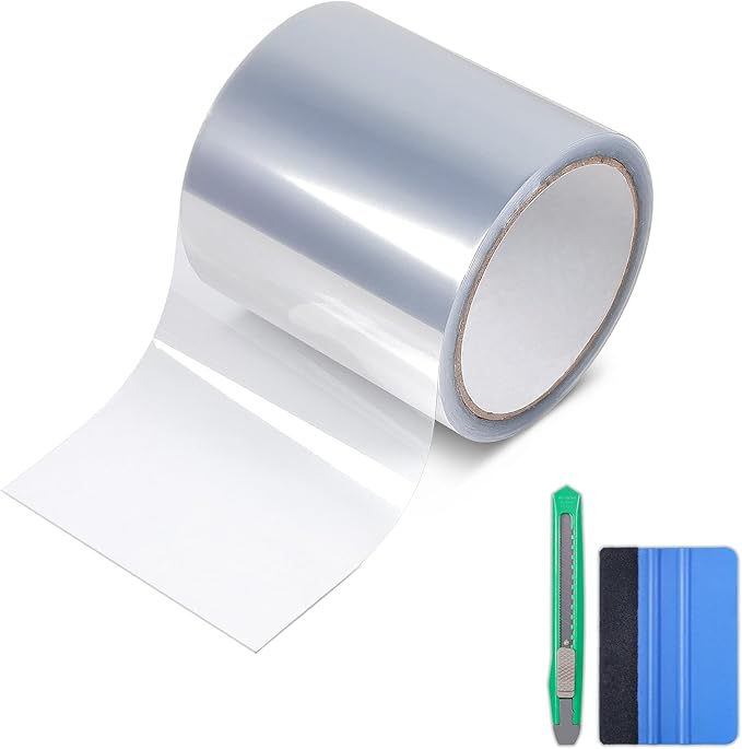 Lypumso Clear Vinyl Wrap Tape, Car Door Edge Guard Door Sill Protector - Image 8
