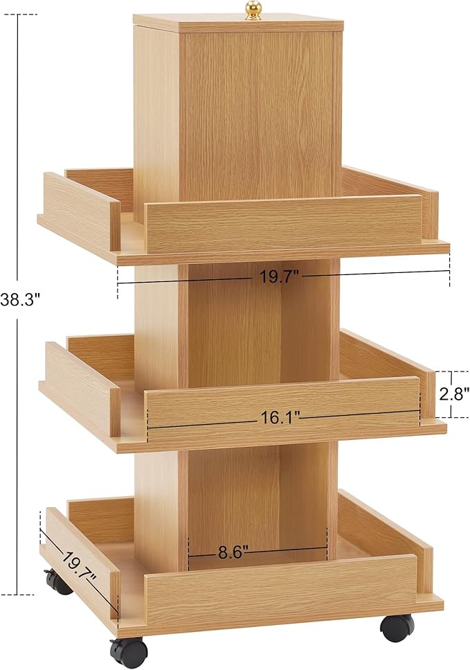 BarberPub Multi-Functional Kitchen Trolley - Image 3