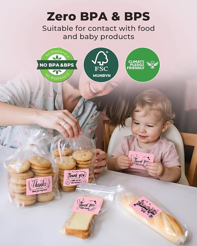 MUNBYN 3x2 Inch Pink Thermal Labels, Thermal Sticker Labels - Image 6