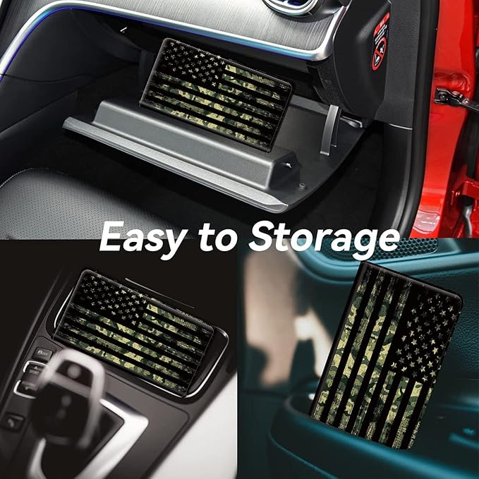 Car Registration and Insurance Holder, Leather Car Glove Box Organizer - Image 4