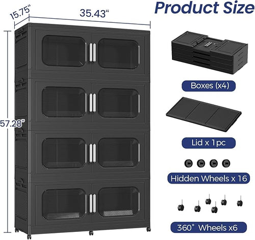 200Gal Exra Large Stackable Storage Bins - Image 2