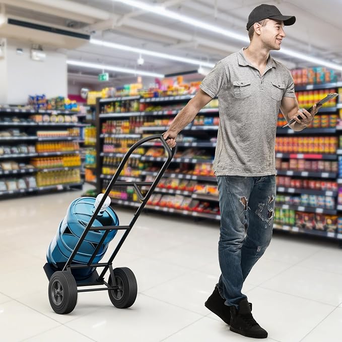 Goplus Hand Truck, P-Handle Hand Truck Dolly - Image 8