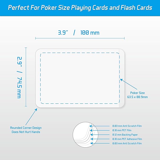 Self-Sealing Laminating Pouches, 2.9" x 3.9" - Image 3