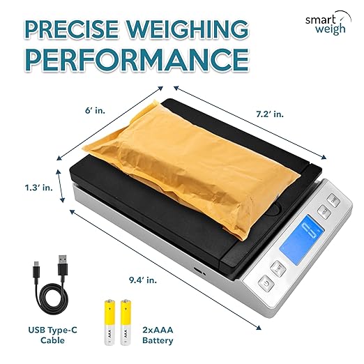 Smart Weigh Digital Shipping Scale 66LB x 0.1oz Hold and Tare Function Accurate - Image 3