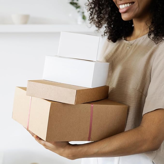 Famagic 50 Pack 4x4x2 Small Shipping Boxes - Image 8