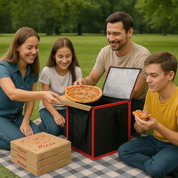 Bodaon Insulated Pizza Delivery Bag, Commercial Delivery Bag, Food Warmers - Image 8