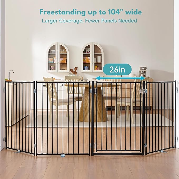 No Pawblems Free Standing Dog Gate - Image 3