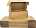 Small Brown Shipping Boxes for Small Business Pack of 25-9x6x3 inches Cardboard by Lmuze