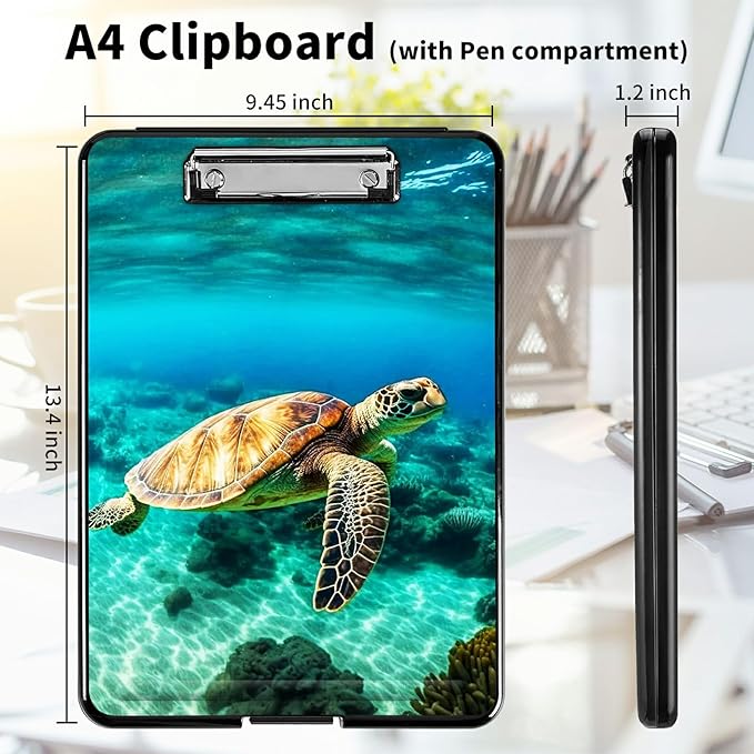 A4 Clipboards, Heavy Duty Waterproof Nursing Plastic Folder Clipboard - Image 2