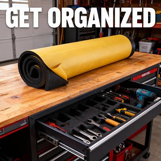 XCEL Marine Foam Roll with Self Adhesive – Black, Automotive, Crafts & Cosplay - Image 4