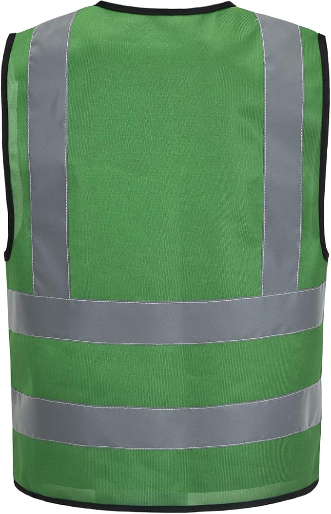 AYKRM 12 colour High visibility viz vest hi vis viz reflective work - Image 3