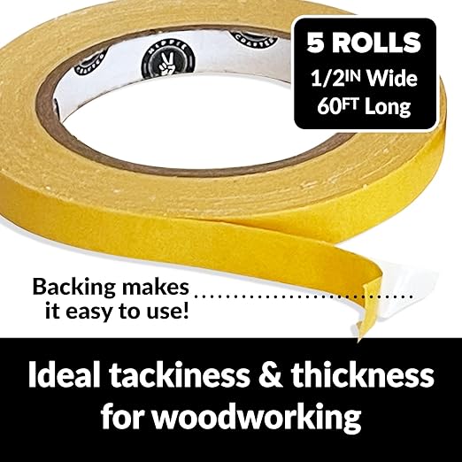 HIPPIE CRAFTER 5 Pack Double Sided Tape - Image 2