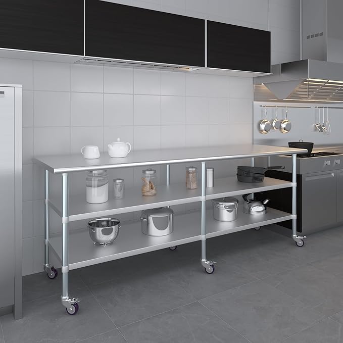 AmGood Stainless Steel Work Table - Image 7