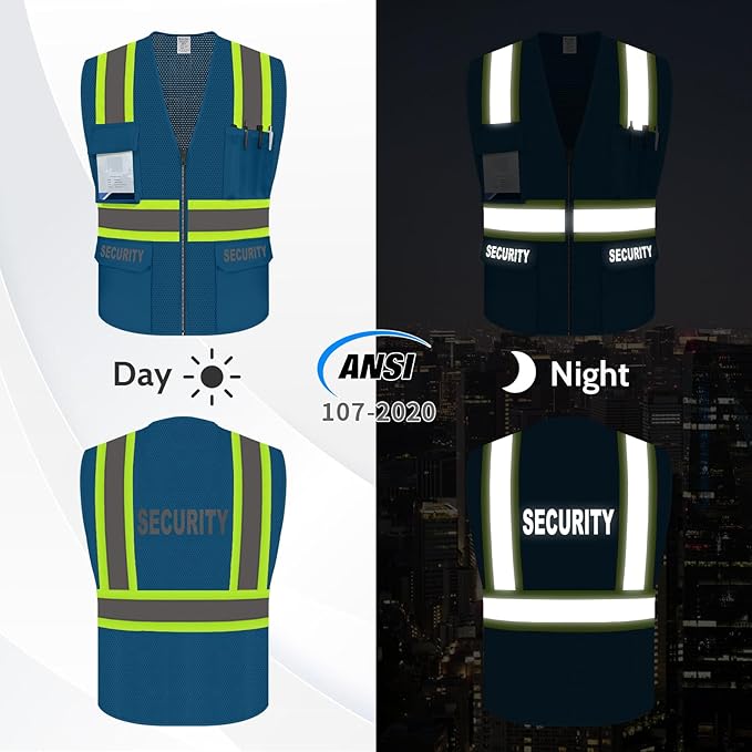 Security Vest for Men Women, Safety Vest - Image 2