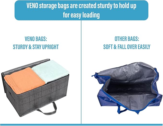 VENO 10 Pack Moving and Storage Bags, Heavy Duty, Alternative to Moving Boxes - Image 6