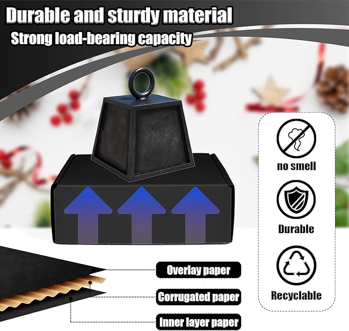 Small Shipping Boxes, 50 Pack Cardboard Box Corrugated Mailer Boxes Small - Image 2