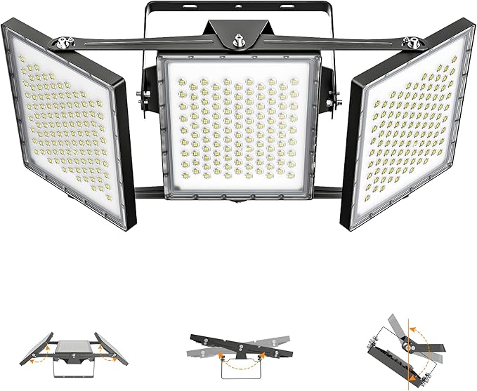 SOLLA 2025 Elite New Upgraded LED Flood Light Outdoor 600W 90000lm Stadium by SOLLA