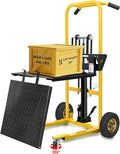 Hydraulic Material Lift, Pallet Jack Table Cart- 480-Lb. Capacity, 35in Lift. by SCHUPETHAUER