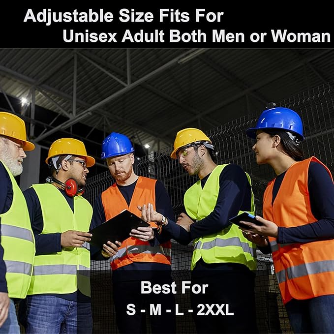 Black Safety Vests 20 Pack - Image 3