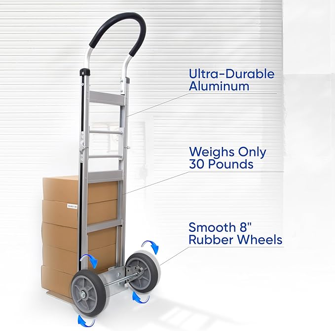 Olympia Tools 500LB Aluminum Appliance Folding Hand Truck - Image 3