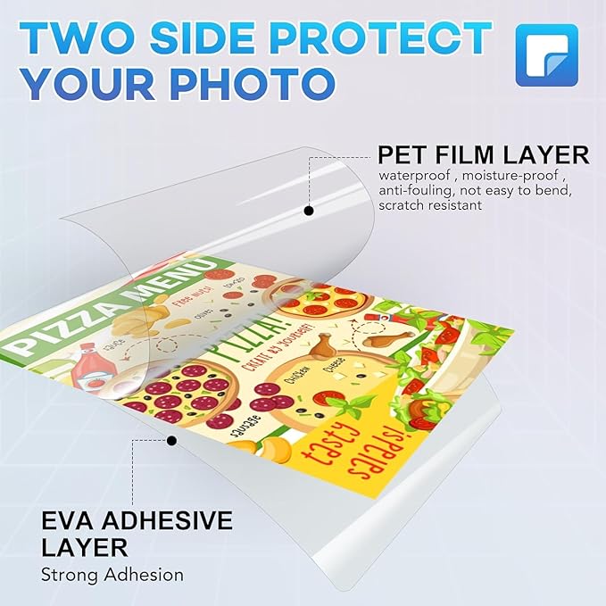 200 Pack Laminating Sheets, 3 mil, 8.9" x 11.4" Thermal Laminating Pouches - Image 3