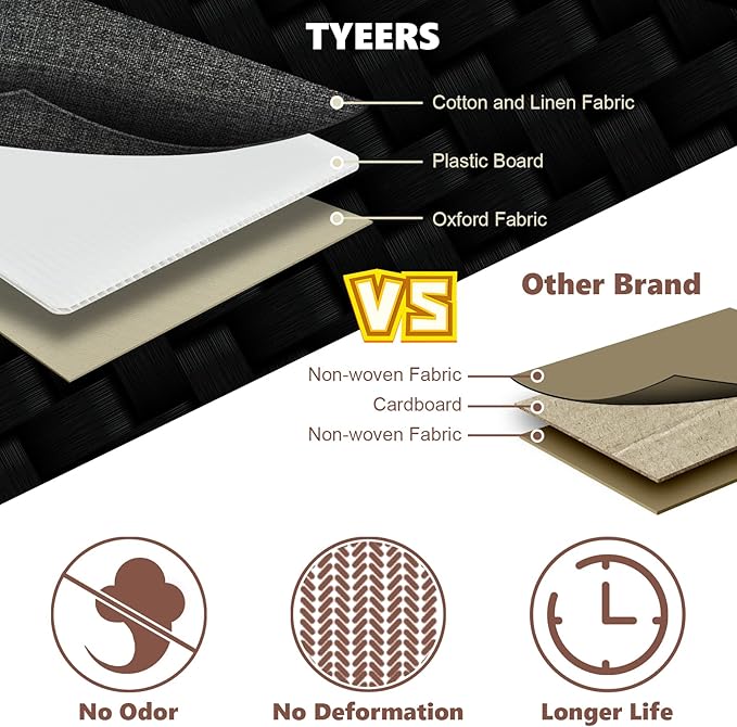 TYEERS Extra Large Collapsible Storage Bins - Image 4