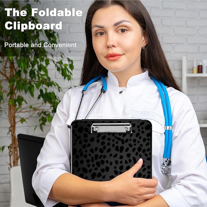 Clipboard with Storage, Plastic Storage Clipboard with Low Profile Clip - Image 5