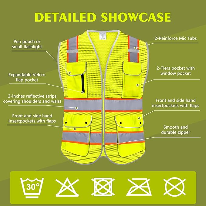 High Visibility Safety Vest - Image 2