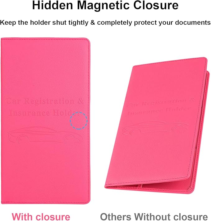 Cacturism Car Registration and Insurance Holder, Car Accessories Vehicle Glove - Image 2