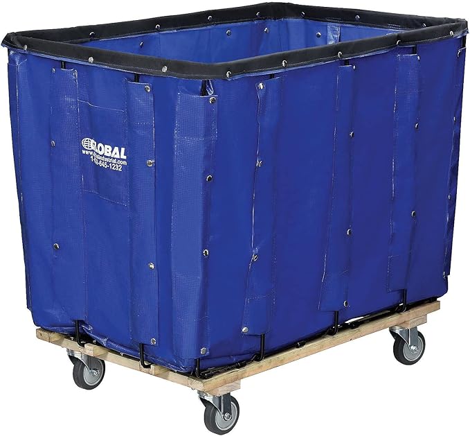 GLOBAL INDUSTRIAL Vinyl Basket Bulk Truck, 20 Bushel by GlobalIndustrial
