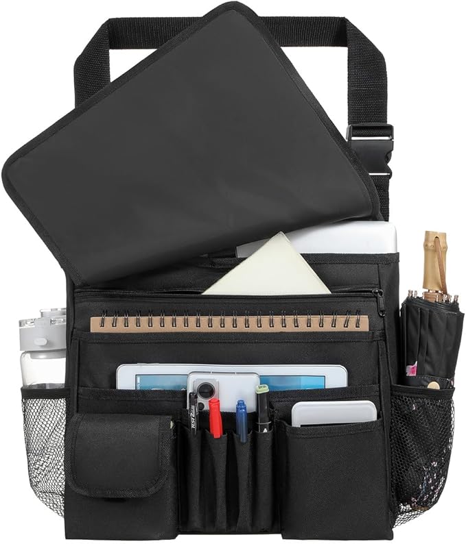Car Front Seat Organizer for Paperwork File Laptop Mobile Office by FORCTIBULL