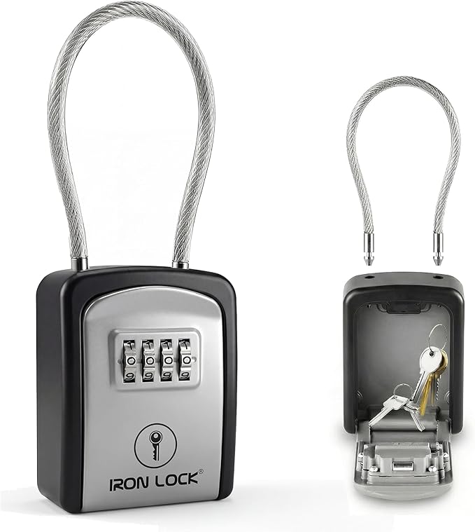 Iron Lock® Key Lock Box Portable by IronLock