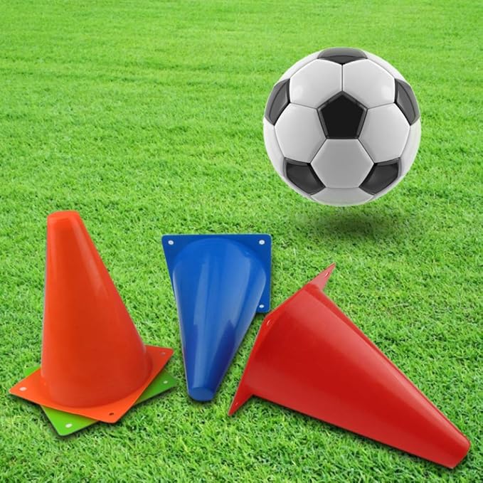 7 Inch Plastic Traffic Cones Sport Training Agility Marker Cone - Image 5