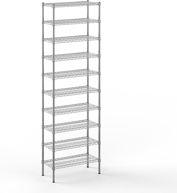 14" Deep x 30" Wide x 96" Height Wire Shelving Kit | 10-Tier | NSF Commercial by Regal+Altair