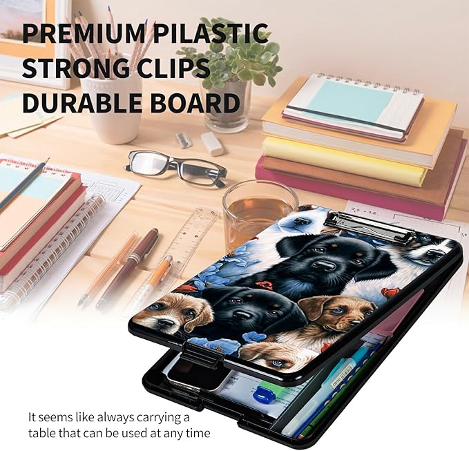 A4 Clipboards, Heavy Duty Waterproof Nursing Plastic Folder Clipboard - Image 6