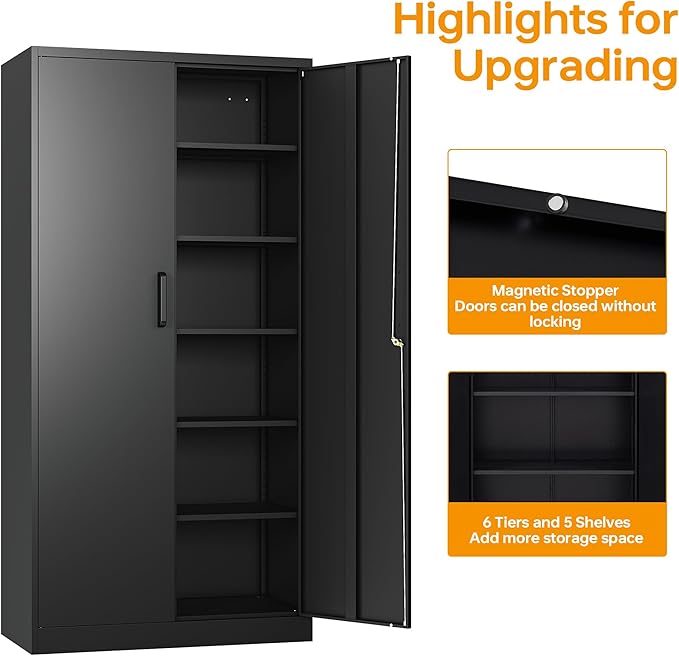 STANI Metal Garage Storage Cabinet - Image 8