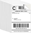 L LIKED 1000 Pre-Cut 4x6 Sheet Shipping Labels by LLIKED