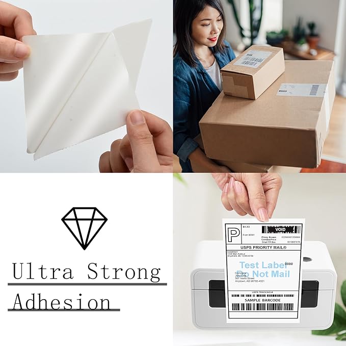 4"x6" BESTIKER Direct Thermal Shipping Labels Compatible - Image 4