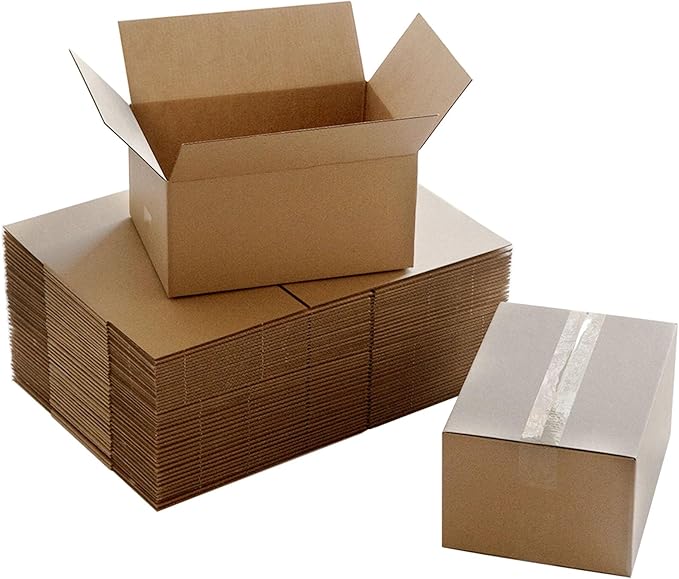 10x7x5 Inches Shipping Boxes Set of 40 by HESESOH