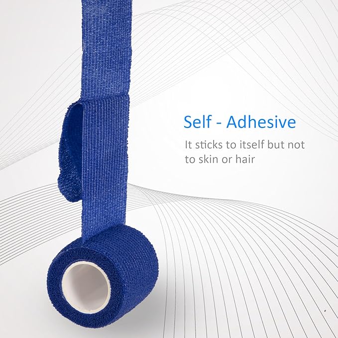 24 Pack Self Adherent Cohesive Wrap Bandages Non Woven Cohesive Bandage Elastic - Image 4
