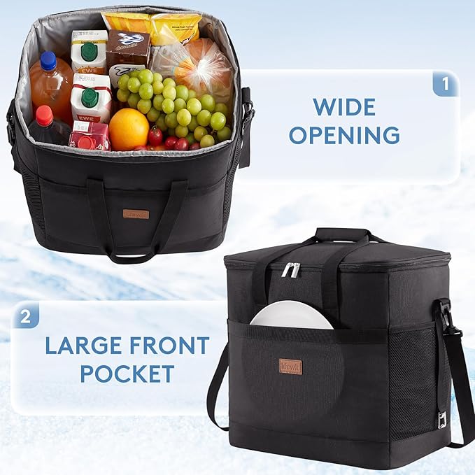 Lifewit Cooler Bag 30/50/60 Cans Collapsible and Insulated Large Lunch Bag - Image 5
