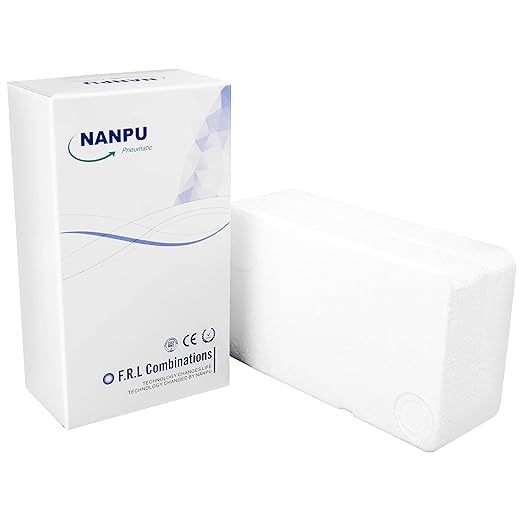 NANPU 1/4" NPT Compressed Air Filter Regulator Lubricator Combo Water/Oil Trap - Image 7