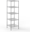 24" Deep x 24" Wide x 74" Height Wire Shelving Kit | 5-Tier | NSF Commercial by Regal+Altair