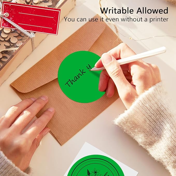 3 X 3 Inch Round Thermal Labels Circle Color Coding Labels Printable Waterproof - Image 5