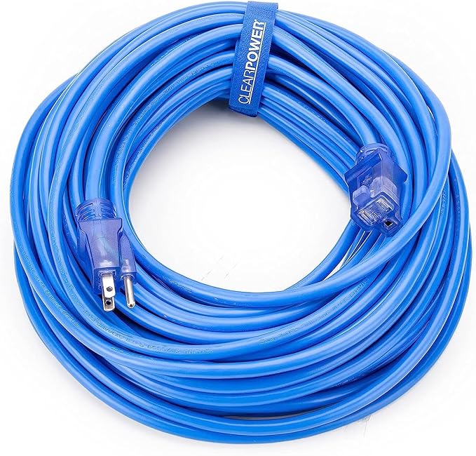 Clear Power 100 ft 14/3 SJTW -50°C Extreme Cold Weather Outdoor Indoor by ClearPower