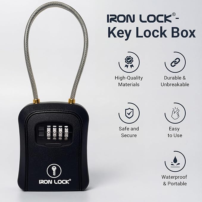 Iron Lock® Key Lock Box Portable - Image 4