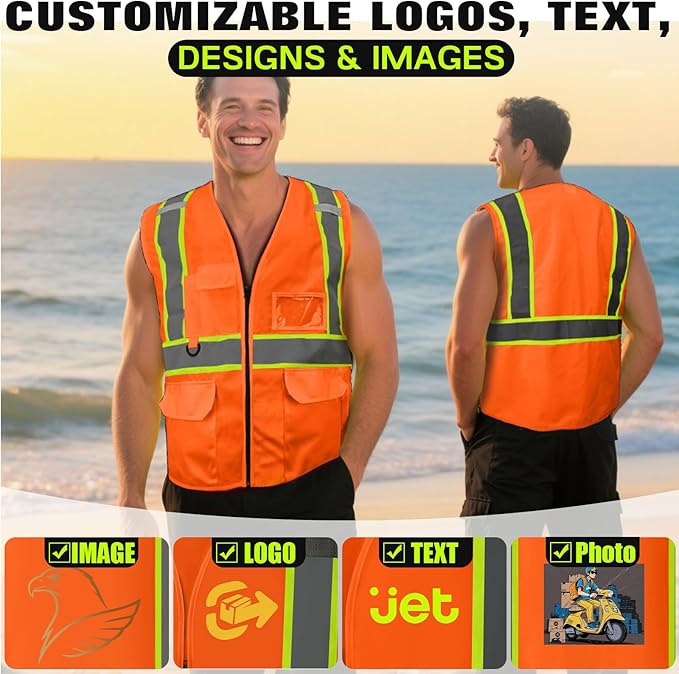 Safety Vest Customize Logo - Image 4