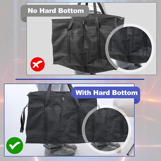 3 Pack Large Insulated Food Delivery Bag - Image 4
