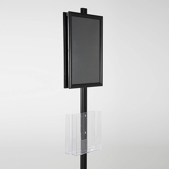 M&T Displays Free Standing Aluminum Display Stand Double Sided Document - Image 3